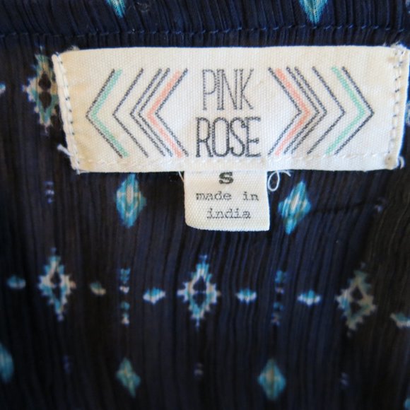 PINK ROSE Casual Sleeveless Tie Neck Top - Picture 7 of 9